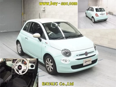 Fiat 500  с аукциона в Японии