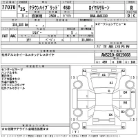 Toyota CROWN лот № 77070 оценка R  с аукциона в Японии 2