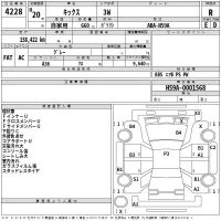 Nissan KIX лот № 4228 оценка R  с аукциона в Японии 2