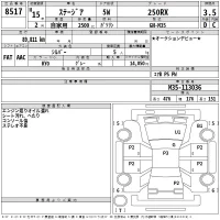Nissan STAGEA лот № 8517 оценка 3.5  с аукциона в Японии 2