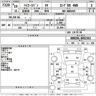 Toyota HIACE VAN  с аукциона в Японии