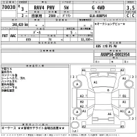 Toyota RAV4 лот № 70030 оценка 3.5  с аукциона в Японии 2