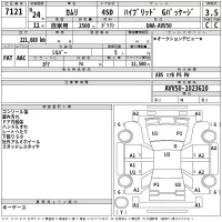 Toyota CAMRY лот № 7121 оценка 3.5  с аукциона в Японии 2