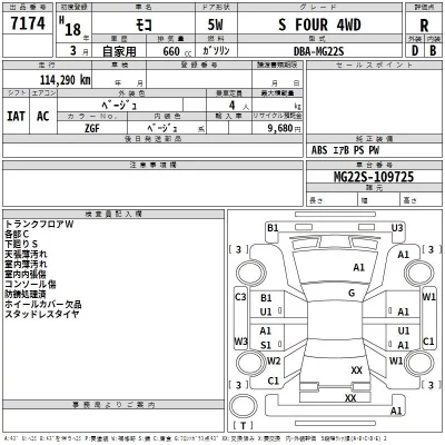 Nissan MOCO  с аукциона в Японии