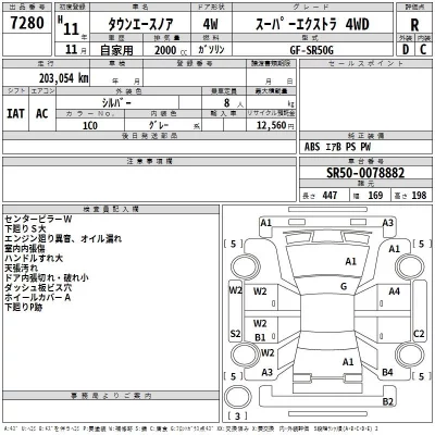 Toyota TOWN ACE NOAH  с аукциона в Японии