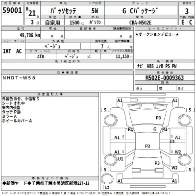 Toyota PASSO SETTE  с аукциона в Японии