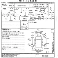 Daihatsu MIRA лот № 90012 оценка R  с аукциона в Японии 10