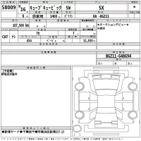 Nissan CUBECUBIC лот № 58009 оценка *  с аукциона в Японии 2