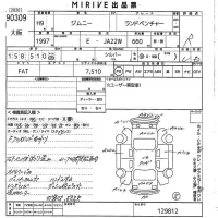 Suzuki JIMNY лот № 90309 оценка R  с аукциона в Японии 10