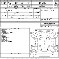 Mitsubishi EK SPORTS лот № 7190 оценка RA  с аукциона в Японии 2