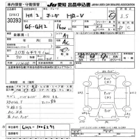 Honda HR-V лот № 30393 оценка 3.5  с аукциона в Японии 9