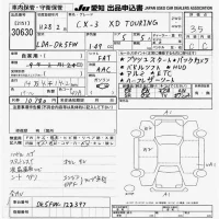 Mazda CX-3 лот № 30630 оценка 3.5  с аукциона в Японии 9