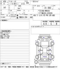 Suzuki SPACIA лот № 3099 оценка 4  с аукциона в Японии 5