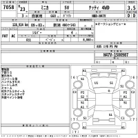 Mitsubishi MINICA лот № 7058 оценка 3.5  с аукциона в Японии 2