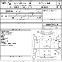 Daihatsu HIJET TRUCK лот № 3087 оценка R  с аукциона в Японии 2