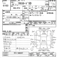 Honda CROSSROAD лот № 6160 оценка 3  с аукциона в Японии 11