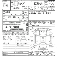 Nissan CUBE лот № 6343 оценка 3.5  с аукциона в Японии 11