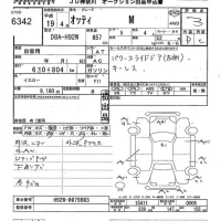 Nissan OTTI лот № 6342 оценка 3  с аукциона в Японии 10