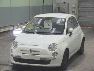 Fiat 500  с аукциона в Японии