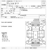 Mitsubishi MINICA лот № 1083 оценка 3.5  с аукциона в Японии 8