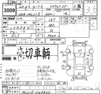 Nissan ROOX лот № 3009 оценка 3.5  с аукциона в Японии 2