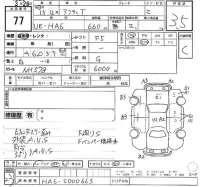 Honda ACTY TRUCK лот № 77 оценка 3.5  с аукциона в Японии 2