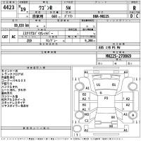 Suzuki WAGON R лот № 4423 оценка R  с аукциона в Японии 2