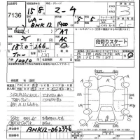 Nissan MARCH лот № 7136 оценка 3  с аукциона в Японии 4