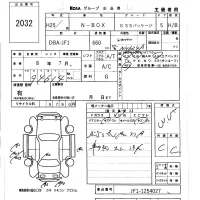 Honda N BOX лот № 2032 оценка 3.5  с аукциона в Японии 5