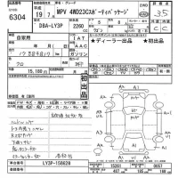 Mazda MPV лот № 6304 оценка 3.5  с аукциона в Японии 11