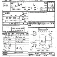 Daihatsu TANTO лот № 3061 оценка 3  с аукциона в Японии 10