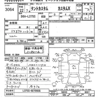 Daihatsu TANTO лот № 3064 оценка 3.5  с аукциона в Японии 10