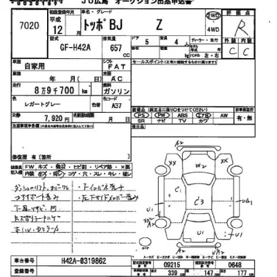Mitsubishi TOPPO BJ  с аукциона в Японии