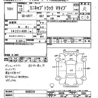 Mitsubishi MINICAB TRUCK лот № 7091 оценка R  с аукциона в Японии 2