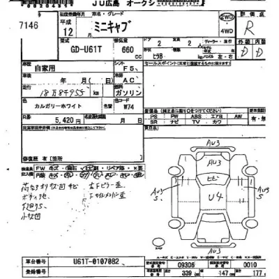 Mitsubishi MINICAB TRUCK  с аукциона в Японии