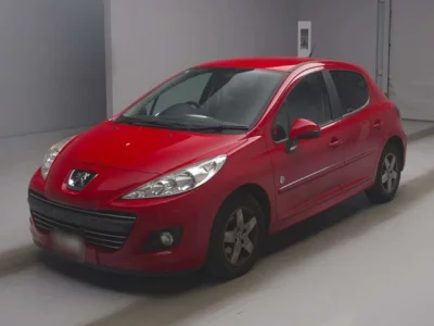 Peugeot 207  с аукциона в Японии