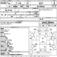 Hino DUTRO лот № 65202 оценка R  с аукциона в Японии 2