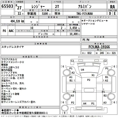 Hino RANGER  с аукциона в Японии
