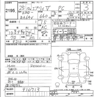 Suzuki EVERY лот № 2195 оценка 3  с аукциона в Японии 5