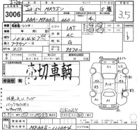 Suzuki MRWAGON лот № 3006 оценка 3.5  с аукциона в Японии 2