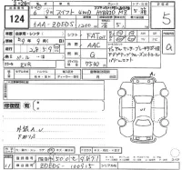 Suzuki SWIFT лот № 124 оценка 5  с аукциона в Японии 2