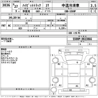 Daihatsu HIJET TRUCK лот № 3036 оценка 3.5  с аукциона в Японии 2