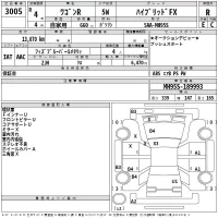Suzuki WAGON R лот № 3005 оценка R  с аукциона в Японии 2