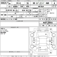 Mazda CX-8 лот № 30025 оценка 4  с аукциона в Японии 2