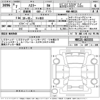 Suzuki HUSTLER лот № 3096 оценка 6  с аукциона в Японии 2