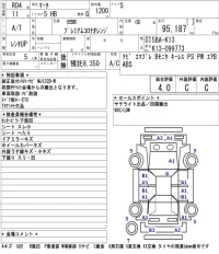 Nissan MARCH лот № 6743 оценка 4  с аукциона в Японии 5