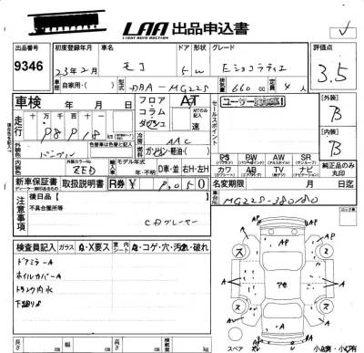 Nissan MOCO  с аукциона в Японии