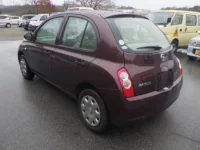 Nissan MARCH лот № 1844 оценка 4  с аукциона в Японии 1