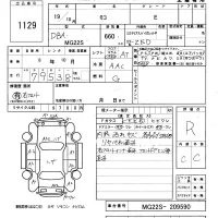 Nissan MOCO лот № 1129 оценка R  с аукциона в Японии 6