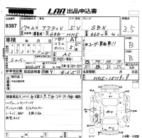 Honda ACTY VAN лот № 9387 оценка 3.5  с аукциона в Японии 5